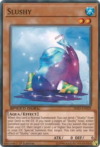 Slushy (SBAD-EN029), Speed Duel: Attack from the Deep — Yu-Gi-Oh! card price