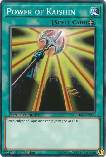 Power of Kaishin (SBAD-EN030), Speed Duel: Attack from the Deep — Yu-Gi-Oh! card price