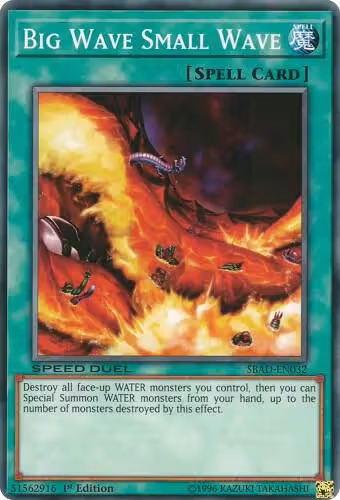 Big Wave Small Wave (SBAD-EN032), Speed Duel: Attack from the Deep — Yu-Gi-Oh! card price