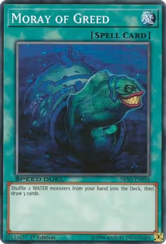 Moray of Greed (SBAD-EN034), Speed Duel: Attack from the Deep — Yu-Gi-Oh! card price