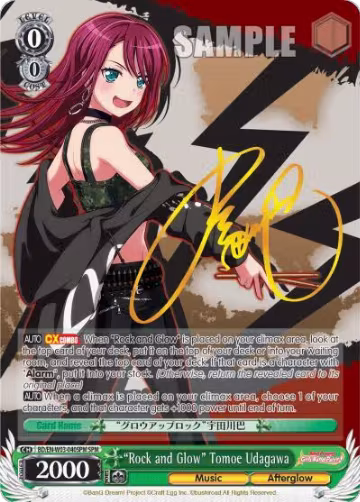 "Rock and Glow" Tomoe Udagawa (SPM) (BD/EN-W03-040SPM SPM), BanG Dream! Girls Band Party! MULTI LIVE — Weiß Schwarz card price