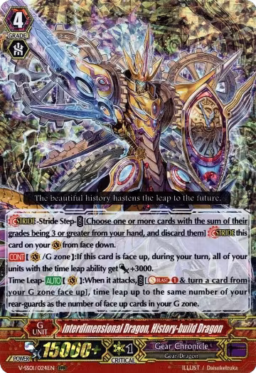Interdimensional Dragon, History-build Dragon (V-SS01/024EN), V-SS01: Premium Collection 2019 — Vanguard card price