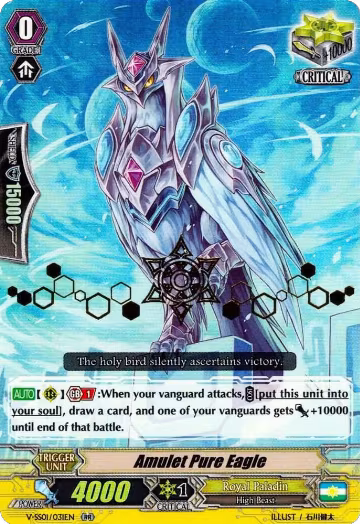 Amulet Pure Eagle (Hot Stamped) (V-SS01/031EN), V-SS01: Premium Collection 2019 — Vanguard card price