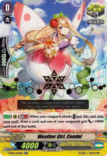 Weather Girl, Cendol (Hot Stamped) (V-SS01/032EN), V-SS01: Premium Collection 2019 — Vanguard card price
