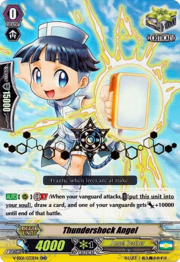 Thundershock Angel (Hot Stamped) (V-SS01/033EN), V-SS01: Premium Collection 2019 — Vanguard card price