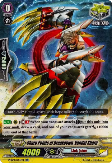 Sharp Points of Breakdown, Vandal Sharp (V-SS01/044EN), V-SS01: Premium Collection 2019 — Vanguard card price