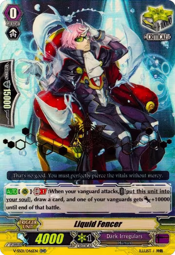 Liquid Fencer (Hot Stamped) (V-SS01/046EN), V-SS01: Premium Collection 2019 — Vanguard card price