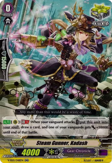 Steam Gunner, Kadash (Hot Stamped) (V-SS01/048EN), V-SS01: Premium Collection 2019 — Vanguard card price