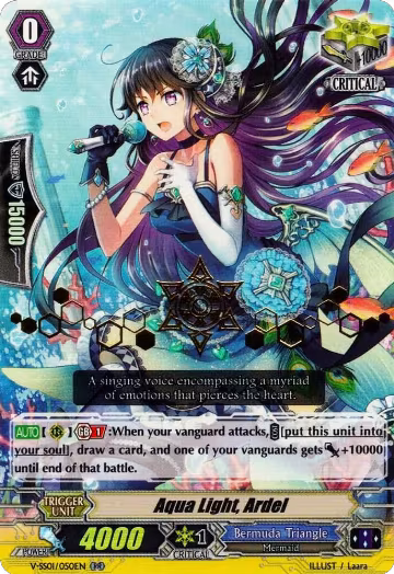 Aqua Light, Ardel (Hot Stamped) (V-SS01/050EN), V-SS01: Premium Collection 2019 — Vanguard card price