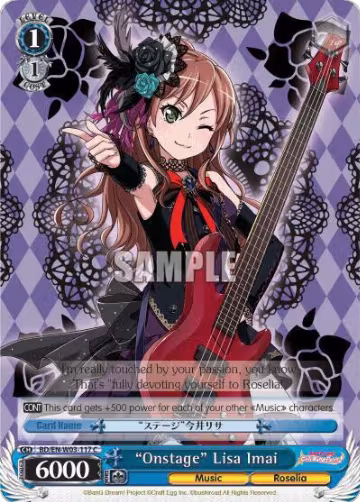 "Onstage" Lisa Imai (BD/EN-W03-117 C), BanG Dream! Girls Band Party! MULTI LIVE — Weiß Schwarz card price