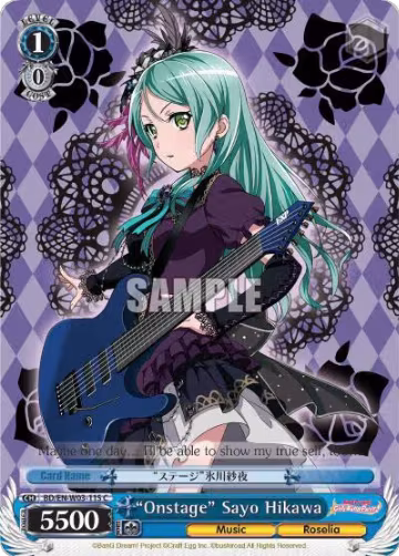 "Onstage" Sayo Hikawa (BD/EN-W03-115 C), BanG Dream! Girls Band Party! MULTI LIVE — Weiß Schwarz card price
