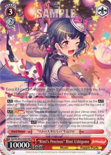 "Rimi's Precious" Rimi Ushigome (RRR) (BD/EN-W03-064R RRR), BanG Dream! Girls Band Party! MULTI LIVE — Weiß Schwarz card price