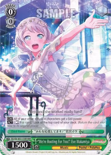 "We're Rooting For You!" Eve Wakamiya (RRR) (BD/EN-W03-038R RRR), BanG Dream! Girls Band Party! MULTI LIVE — Weiß Schwarz card price
