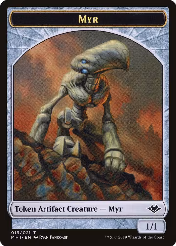 Myr Token (19), Modern Horizons — Magic card price