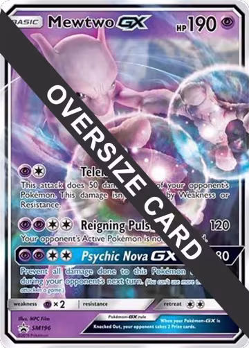 Mewtwo GX - SM196 (SM196), Jumbo Cards — Pokémon card price
