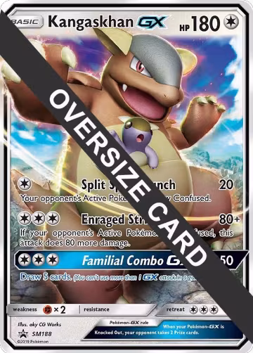 Kangaskhan GX - SM188 (SM Black Star Promo) (SM188), Jumbo Cards — Pokémon card price
