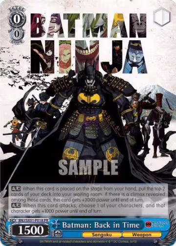 Batman: Back in Time (Anime Expo 2019) (BNJ/SX01-P01A PR) — card price