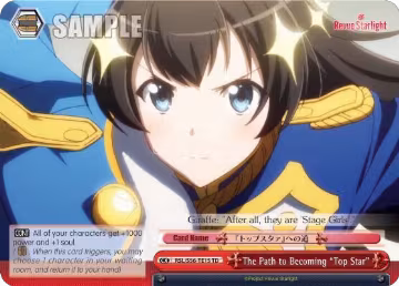 The Path to Becoming "Top Star" (RSL/S56-TE15 TD), Revue Starlight — Weiß Schwarz card price