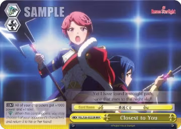 Closest to You (RRR) (RSL/S56-E032R RRR), Revue Starlight — Weiß Schwarz card price