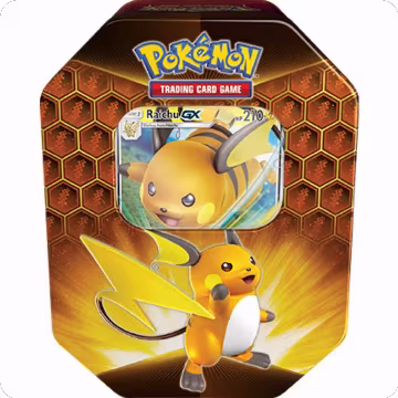 Hidden Fates Tin [Raichu GX], Hidden Fates — Pokémon sealed product price
