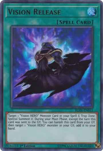 Vision Release (BLHR-EN011), Battles of Legend: Hero's Revenge — Yu-Gi-Oh! card price