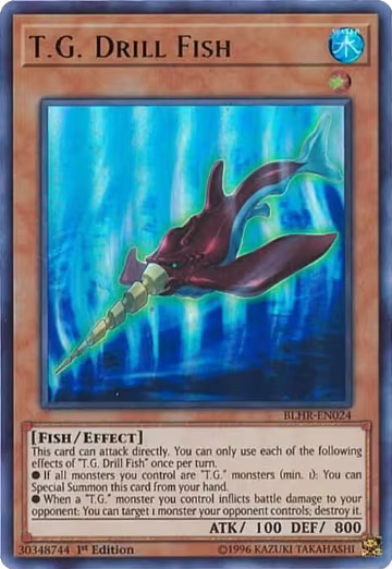 T.G. Drill Fish (BLHR-EN024), Battles of Legend: Hero's Revenge — Yu-Gi-Oh! card price