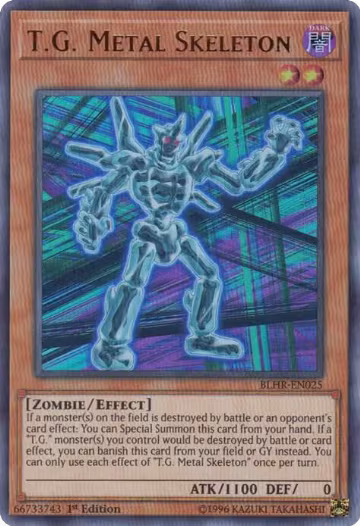 T.G. Metal Skeleton (BLHR-EN025), Battles of Legend: Hero's Revenge — Yu-Gi-Oh! card price