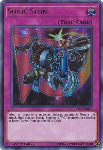 Sonic Stun (BLHR-EN026), Battles of Legend: Hero's Revenge — Yu-Gi-Oh! card price