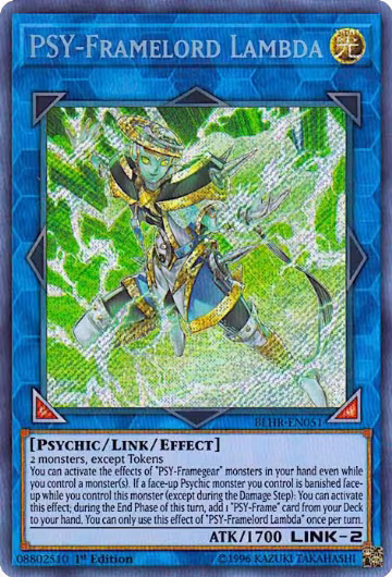 PSY-Framelord Lambda (BLHR-EN051), Battles of Legend: Hero's Revenge — Yu-Gi-Oh! card price