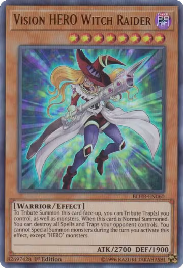 Vision HERO Witch Raider (BLHR-EN060), Battles of Legend: Hero's Revenge — Yu-Gi-Oh! card price