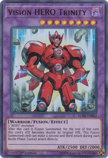 Vision HERO Trinity (BLHR-EN062), Battles of Legend: Hero's Revenge — Yu-Gi-Oh! card price
