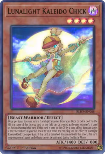 Lunalight Kaleido Chick (BLHR-EN068), Battles of Legend: Hero's Revenge — Yu-Gi-Oh! card price