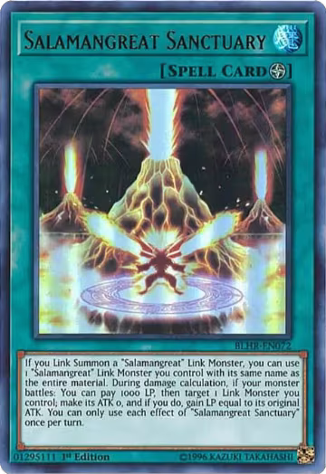 Salamangreat Sanctuary (BLHR-EN072), Battles of Legend: Hero's Revenge — Yu-Gi-Oh! card price