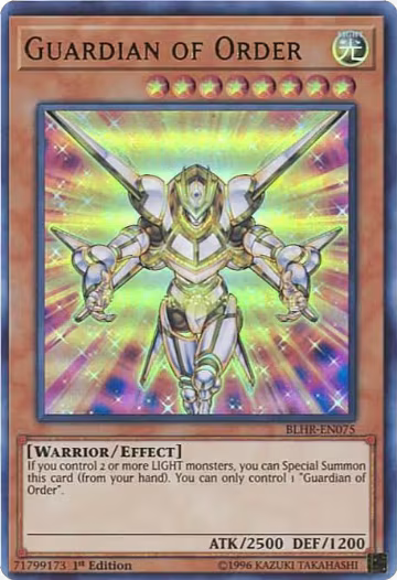 Guardian of Order (BLHR-EN075), Battles of Legend: Hero's Revenge — Yu-Gi-Oh! card price