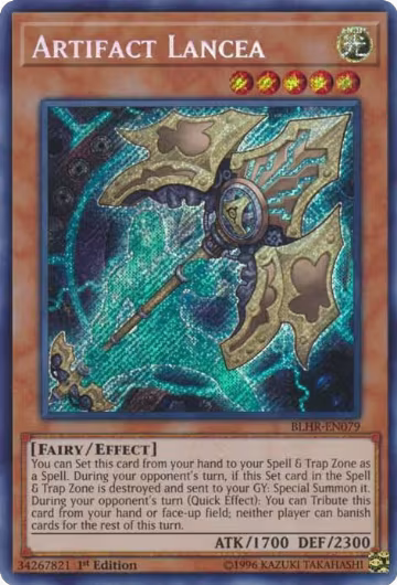 Artifact Lancea (BLHR-EN079), Battles of Legend: Hero's Revenge — Yu-Gi-Oh! card price