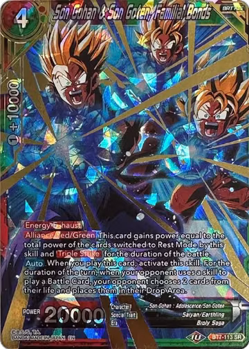 Son Gohan & Son Goten, Familial Bonds (Reprint) (BT7-113), Assault of the Saiyans — DB Super card price