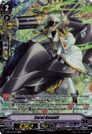 Coral Assault (SP) (V-EB08/SP05EN), V-EB08: My Glorious Justice — Vanguard card price