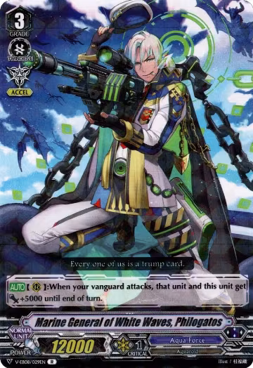 Marine General of White Waves, Philogatos (V-EB08/029EN), V-EB08: My Glorious Justice — Vanguard card price