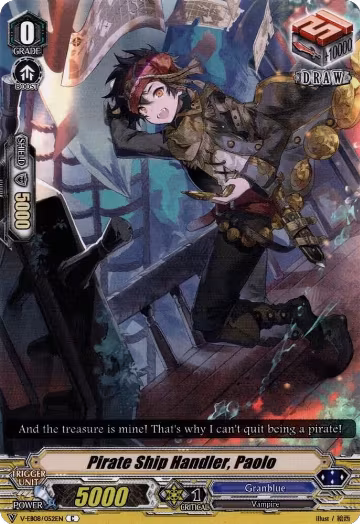 Pirate Ship Handler, Paolo (V-EB08/052EN), V-EB08: My Glorious Justice — Vanguard card price
