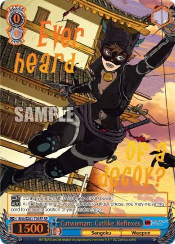 Catwoman: Catlike Reflexes (SP) (BNJ/SX01-T09SP SP), Batman Ninja — Weiß Schwarz card price