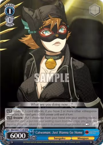 Catwoman: Just Wanna Go Home (RRR) (BNJ/SX01-T13R RRR), Batman Ninja — Weiß Schwarz card price