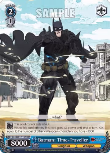 Batman: Time-Traveller (RRR) (BNJ/SX01-T15R RRR), Batman Ninja — Weiß Schwarz card price