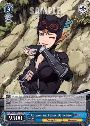Catwoman: Feline Demeanor (BNJ/SX01-T16 TD), Batman Ninja — Weiß Schwarz card price