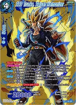 SS3 Trunks, Saiyan Harmonizer (BT7-126), Assault of the Saiyans — DB Super card price