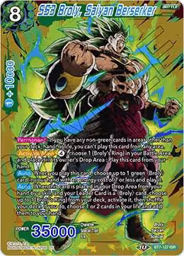 SS3 Broly, Saiyan Berserker (BT7-127), Assault of the Saiyans — DB Super card price