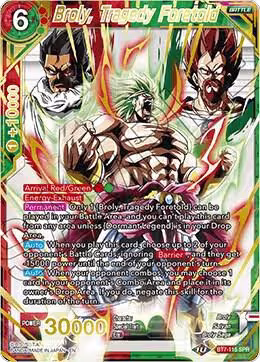 Broly, Tragedy Foretold (SPR) (BT7-115), Assault of the Saiyans — DB Super card price