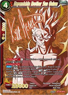 Dependable Brother Son Gohan (SPR Signature) (BT7-006), Assault of the Saiyans — DB Super card price