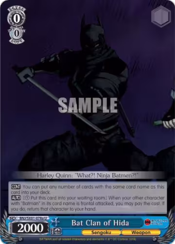 Bat Clan of Hida (A) (BNJ/SX01-078a U), Batman Ninja — Weiß Schwarz card price