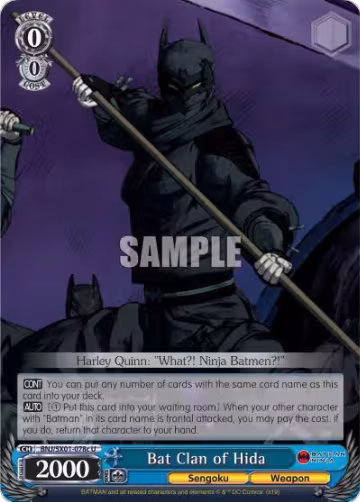 Bat Clan of Hida (C) (BNJ/SX01-078c U), Batman Ninja — Weiß Schwarz card price