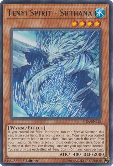 Tenyi Spirit - Shthana (RIRA-EN013), Rising Rampage — Yu-Gi-Oh! card price